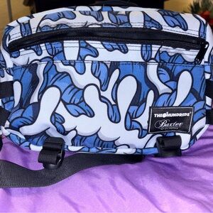 The Hundreds Baxter Blue & White Camouflage Belt Bag